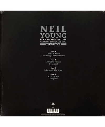 Neil Young LP - Rock Am Ring Festival Volume 2: German Broadcast 2002 (2xLP) $21.82 Vinyl