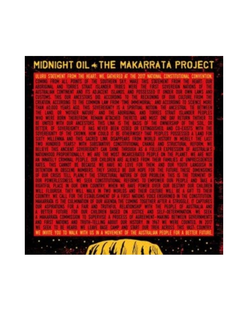 Midnight Oil LP Vinyl Record - The Makarrata Project $16.67 Vinyl