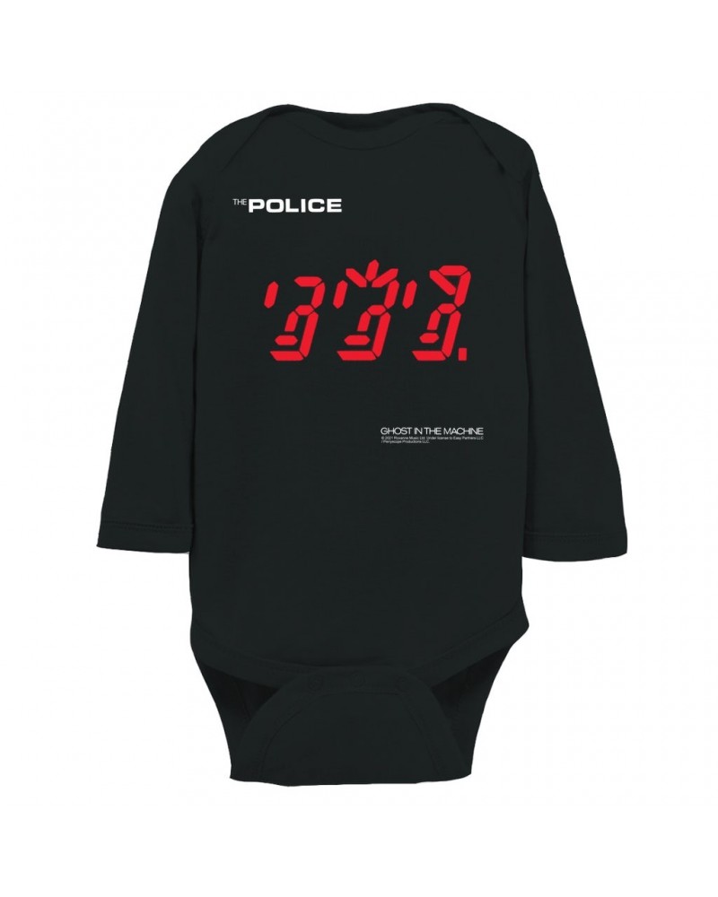 The Police Long Sleeve Bodysuit | Ghost In The Machine Album Cover Bodysuit $8.04 Shirts