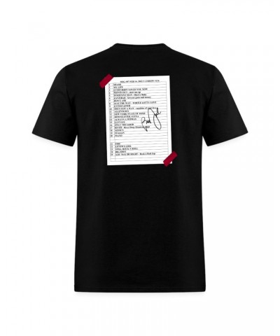 Billy Joel "2-14-23 MSG Set List" Black T-Shirt Online Exclusive $20.50 Shirts