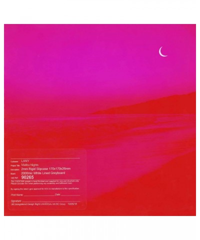 LANY Malibu Nights (Clear) Vinyl Record $14.07 Vinyl