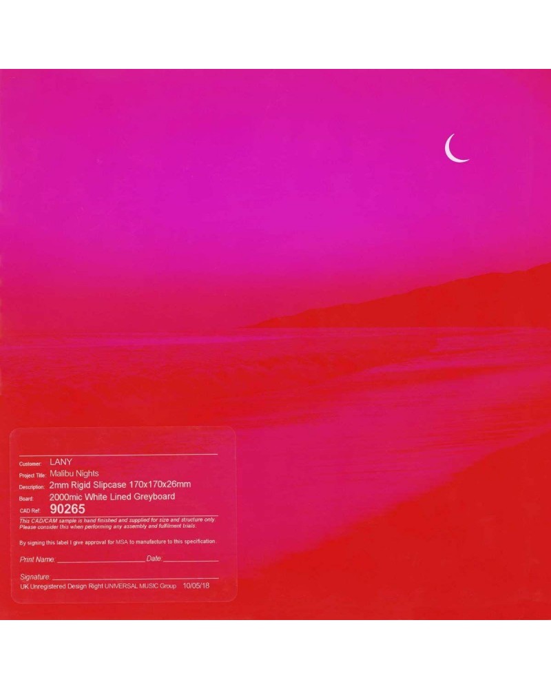 LANY Malibu Nights (Clear) Vinyl Record $14.07 Vinyl