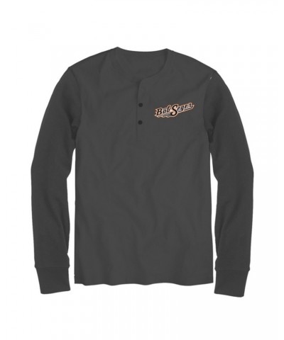 Bob Seger & The Silver Bullet Band Classic Logo Long Sleeve Henley $19.98 Shirts