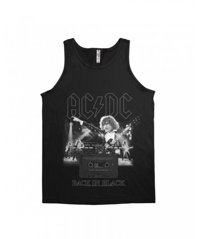 AC/DC Unisex Tank Top | Back In Black Concert Collage Shirt $10.48 Shirts