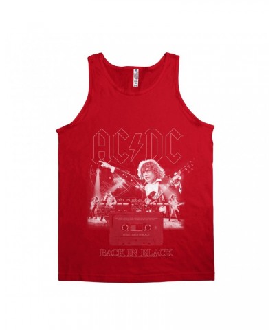 AC/DC Unisex Tank Top | Back In Black Concert Collage Shirt $10.48 Shirts