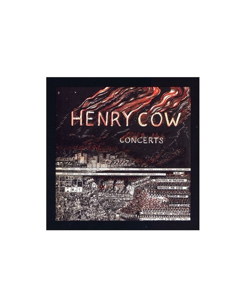 Henry Cow CONCERTS CD $8.33 CD