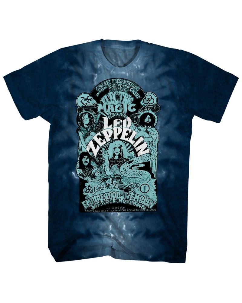 Led Zeppelin T-Shirt | Electric Magic Tie Dye Shirt $8.69 Shirts