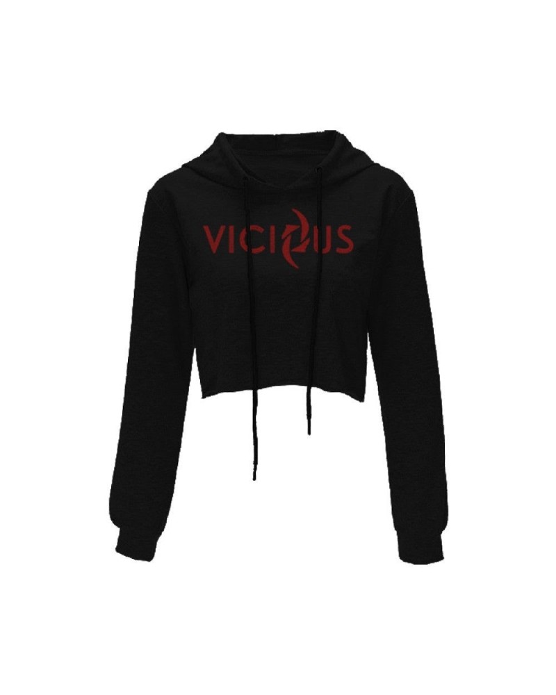 Halestorm Vicious Cropped Hoodie $9.24 Sweatshirts