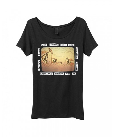 Neil Young Earths Blood ORGANIC Womens Scoop T-Shirt $16.45 Shirts