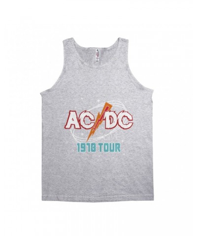 AC/DC Unisex Tank Top | Red Universe 1978 Tour Design Shirt $11.23 Shirts