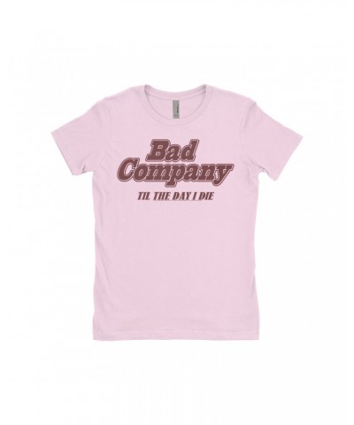 Bad Company Ladies' Boyfriend T-Shirt | Til The Day I Die Shirt $8.48 Shirts