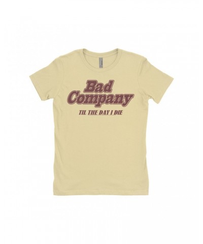 Bad Company Ladies' Boyfriend T-Shirt | Til The Day I Die Shirt $8.48 Shirts