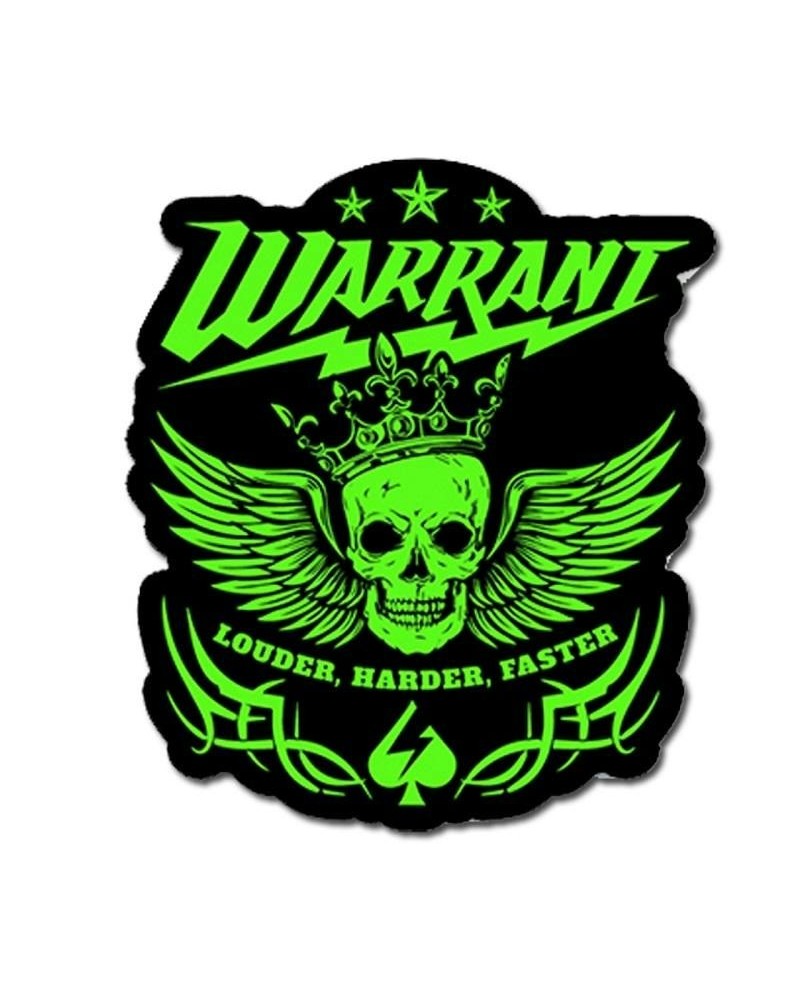 Warrant "Green Skull" Stickers & Decals $1.90 Accessories