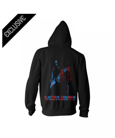 Jimi Hendrix Electric Church Limited Edition Zip Hoodie $23.40 Sweatshirts