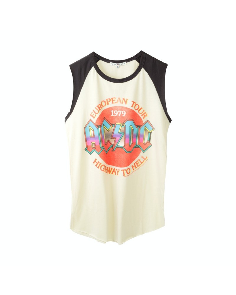 AC/DC Women's '79 Euro Tour Raglan Tank $14.16 Shirts