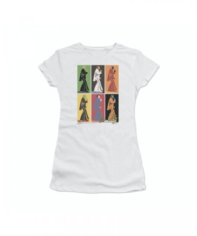 Elvis Presley Retro Boxes Women's Sheer T-Shirt $12.74 Shirts