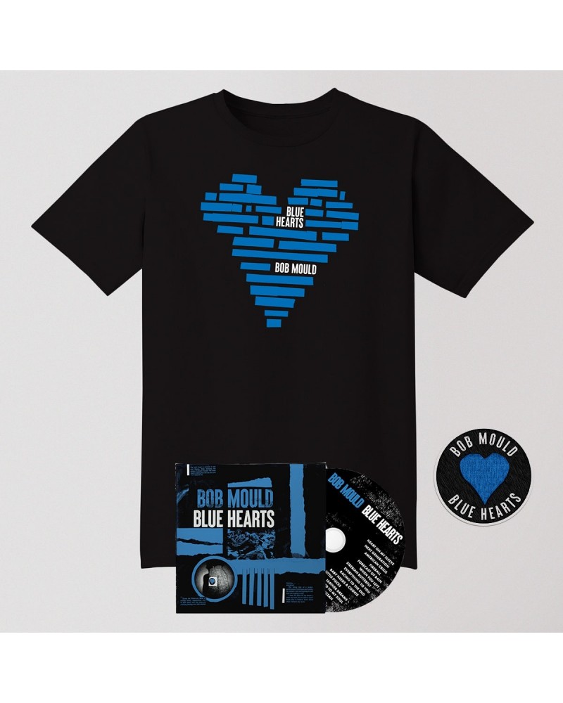 Bob Mould Blue Hearts CD Bundle - CD + Tee Shirt + Patch $15.20 CD