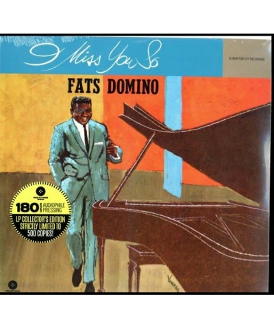 Fats Domino LP Vinyl Record - I Miss You So $11.47 Vinyl