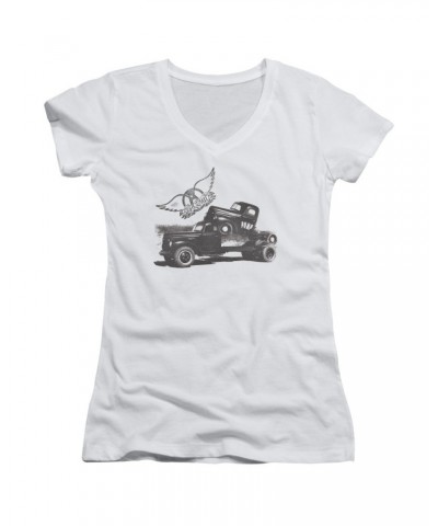 Aerosmith Junior's V-Neck Shirt | PUMP Junior's Tee $7.20 Shirts