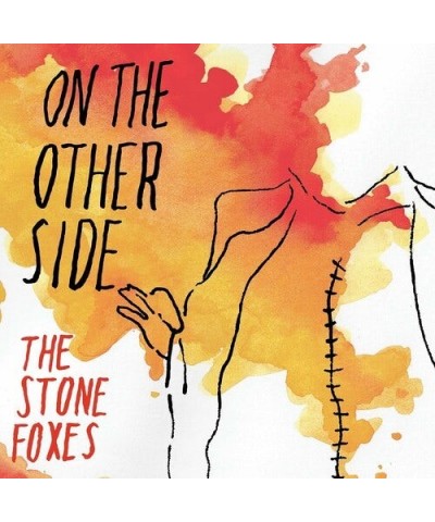 The Stone Foxes On The Other Side Yellow Orange Swirl Vinyl Record $6.20 Vinyl