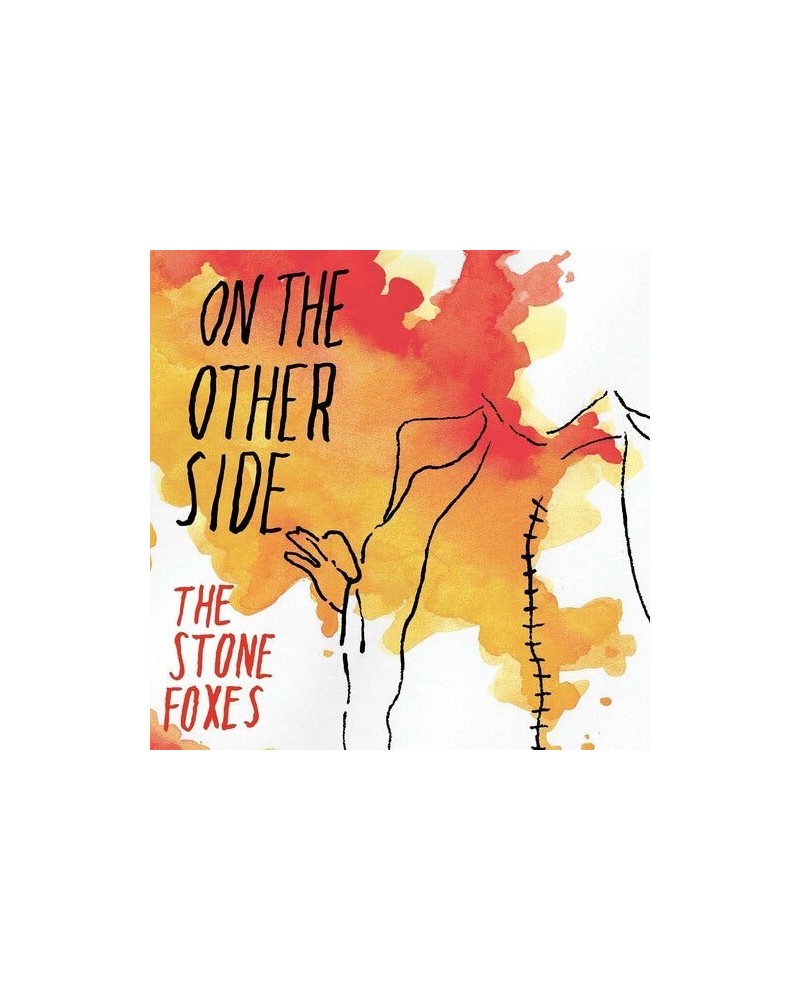 The Stone Foxes On The Other Side Yellow Orange Swirl Vinyl Record $6.20 Vinyl