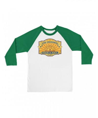 Sun Records 3/4 Sleeve Baseball Tee | The Original Est. 1952 Distressed Shirt $13.78 Shirts