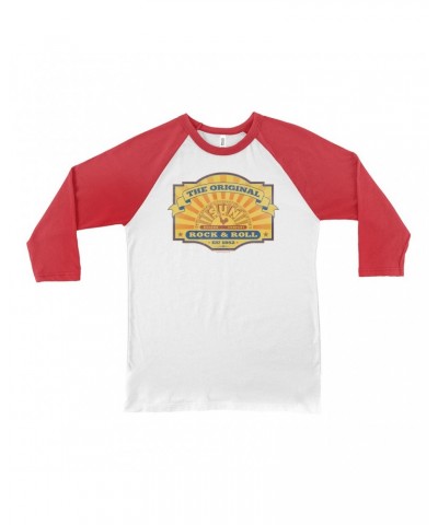 Sun Records 3/4 Sleeve Baseball Tee | The Original Est. 1952 Distressed Shirt $13.78 Shirts