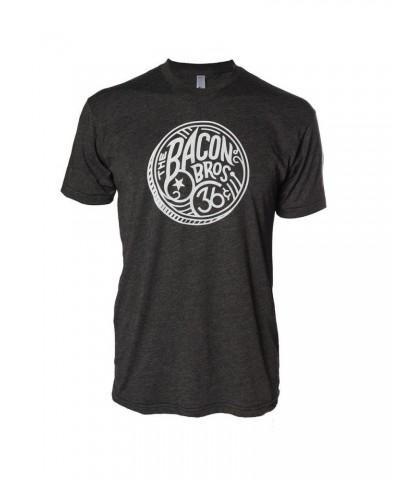 The Bacon Brothers Women's Heather Black Vintage 36 Coin Logo T-Shirt $8.63 Shirts