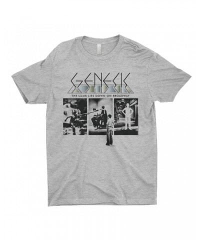 Genesis T-Shirt | The Lamb Lies Down On Broadway Poster Shirt $10.98 Shirts