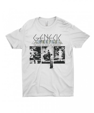 Genesis T-Shirt | The Lamb Lies Down On Broadway Poster Shirt $10.98 Shirts