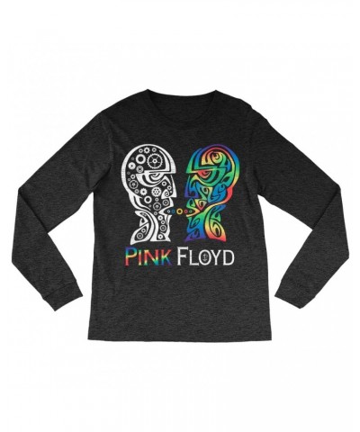 Pink Floyd Long Sleeve Shirt | Division Bell Colorful Tribal Design Distressed Shirt $14.98 Shirts