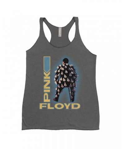 Pink Floyd Ladies' Tank Top | Delicate Sound Of Thunder Mr. Light Design Distressed Shirt $12.16 Shirts