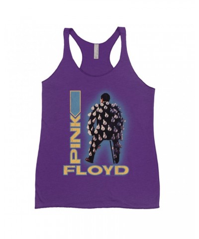 Pink Floyd Ladies' Tank Top | Delicate Sound Of Thunder Mr. Light Design Distressed Shirt $12.16 Shirts