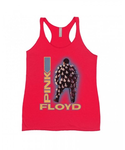 Pink Floyd Ladies' Tank Top | Delicate Sound Of Thunder Mr. Light Design Distressed Shirt $12.16 Shirts