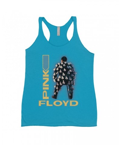 Pink Floyd Ladies' Tank Top | Delicate Sound Of Thunder Mr. Light Design Distressed Shirt $12.16 Shirts