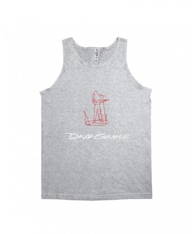 David Gilmour Unisex Tank Top | Sketch Logo Shirt $11.73 Shirts