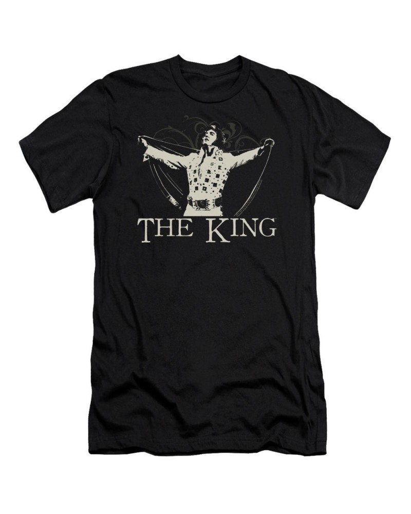 Elvis Presley Slim-Fit Shirt | ORNATE KING Slim-Fit Tee $5.40 Shirts