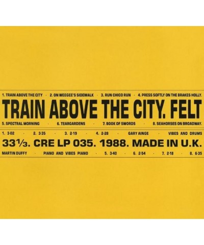 Felt TRAIN ABOVE THE CITY (DELUXE REMASTERED GATEFOLD) Vinyl Record $13.69 Vinyl