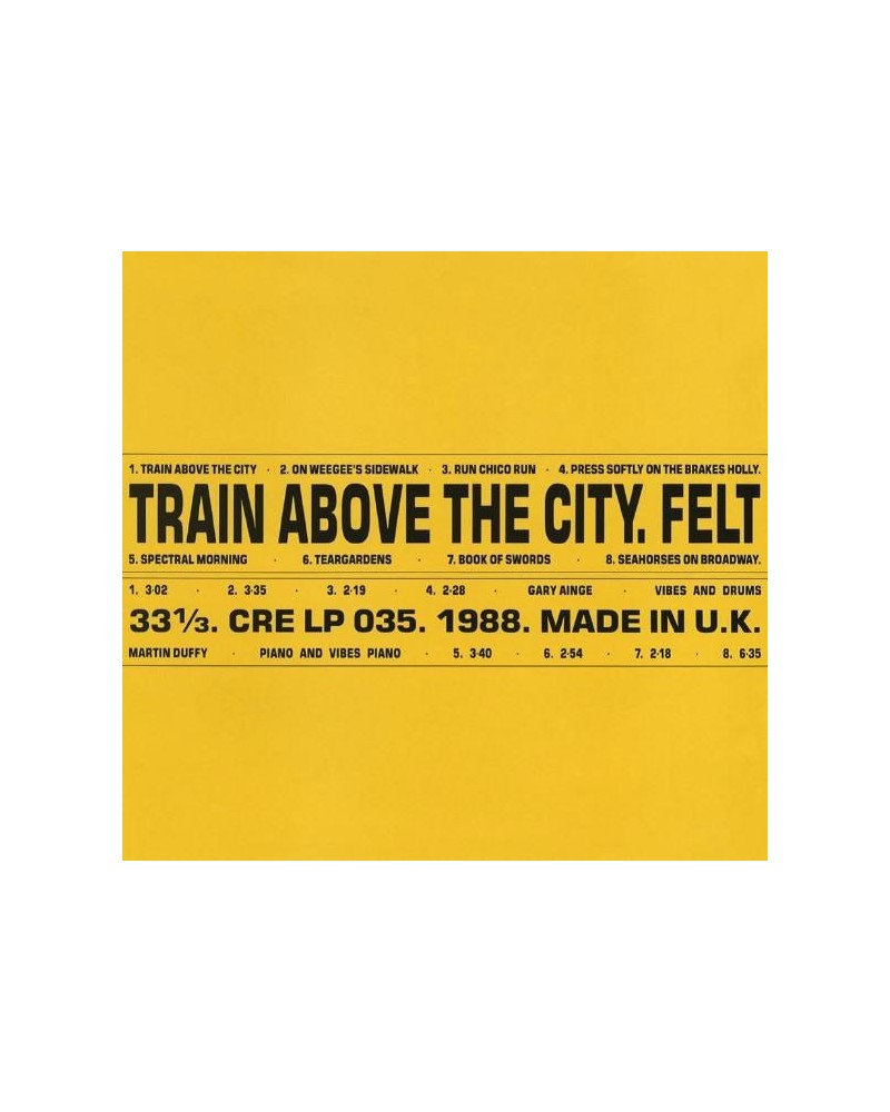 Felt TRAIN ABOVE THE CITY (DELUXE REMASTERED GATEFOLD) Vinyl Record $13.69 Vinyl