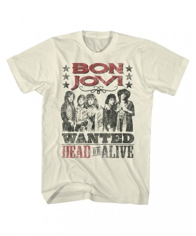 Bon Jovi T-Shirt | Wanted Dead or Alive Poster Shirt $10.38 Shirts