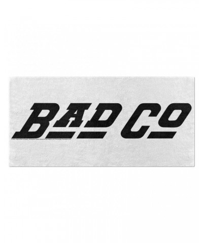 Bad Company Beach Towel | Classic Logo Black Towel $21.43 Towels