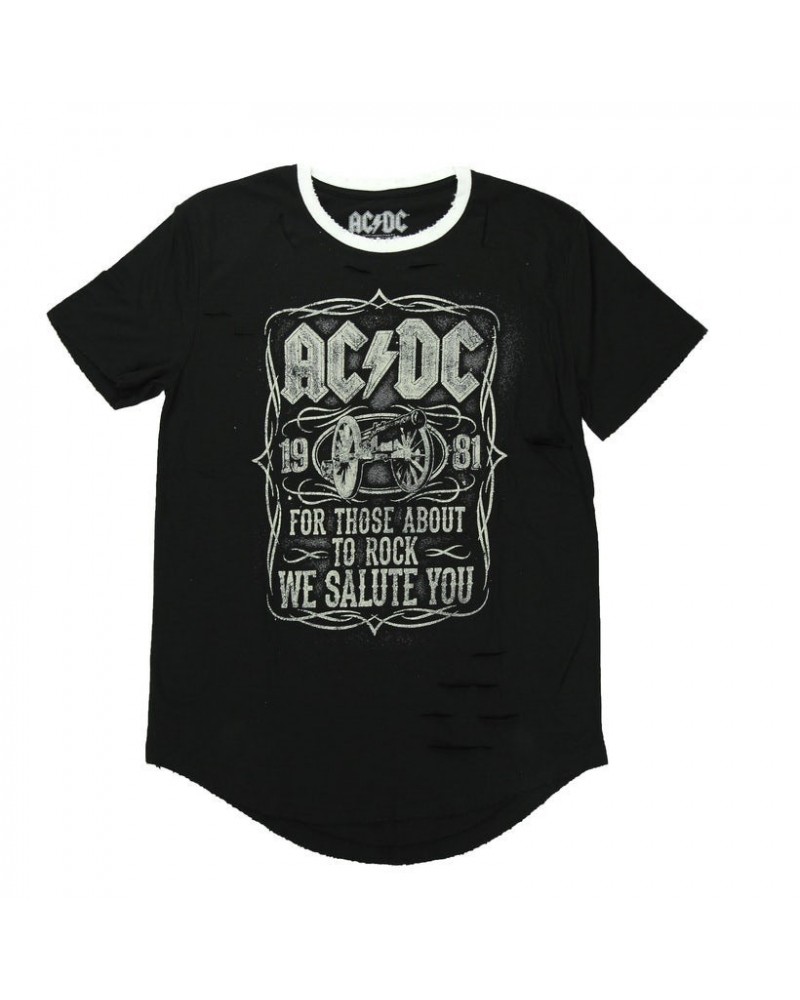 AC/DC We Salute You Whiskey Label T-Shirt $10.71 Shirts