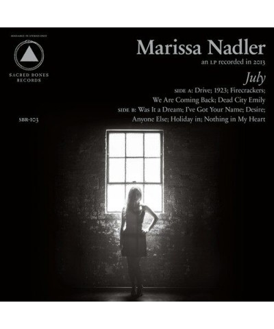 Marissa Nadler JULY (10TH ANNIVERSARY EDITION) Vinyl Record $9.00 Vinyl