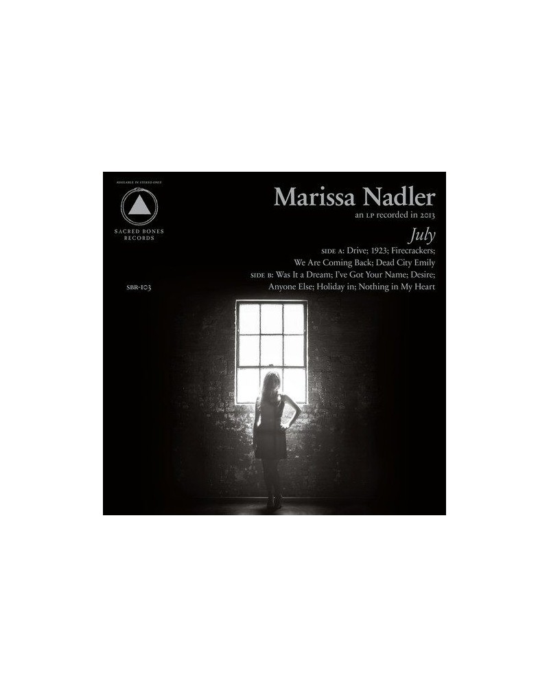 Marissa Nadler JULY (10TH ANNIVERSARY EDITION) Vinyl Record $9.00 Vinyl