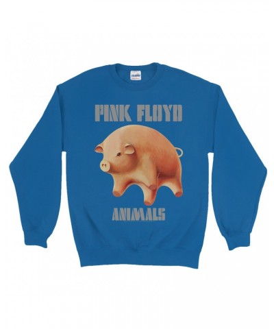 Pink Floyd Sweatshirt | Animals Album Pig Logo Sweatshirt $17.48 Sweatshirts