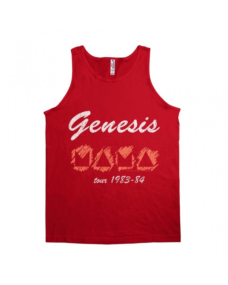 Genesis Unisex Tank Top | Mama Tour 1983-84 Image Distressed Shirt $8.98 Shirts