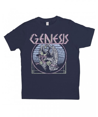 Genesis Kids T-Shirt | Pastel Vintage Logo Distressed Kids Shirt $7.34 Kids