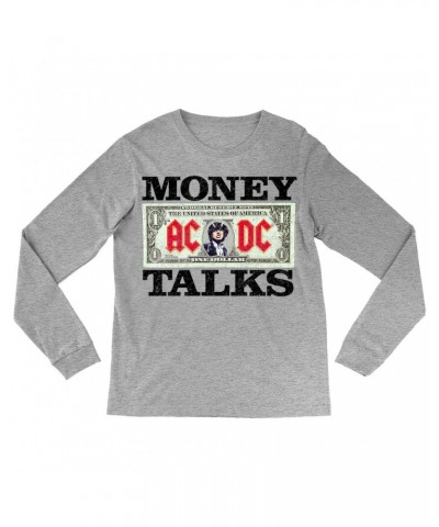 AC/DC Long Sleeve Shirt | Money Talks Design Shirt $12.28 Shirts