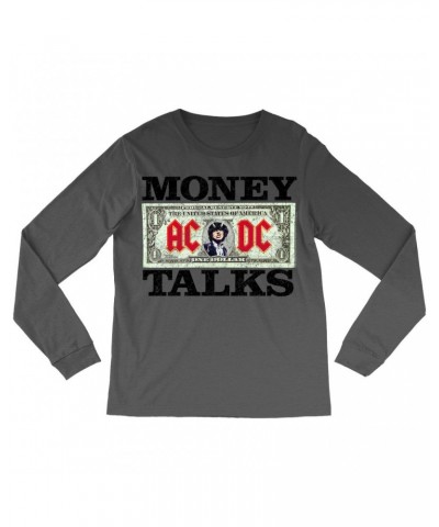 AC/DC Long Sleeve Shirt | Money Talks Design Shirt $12.28 Shirts