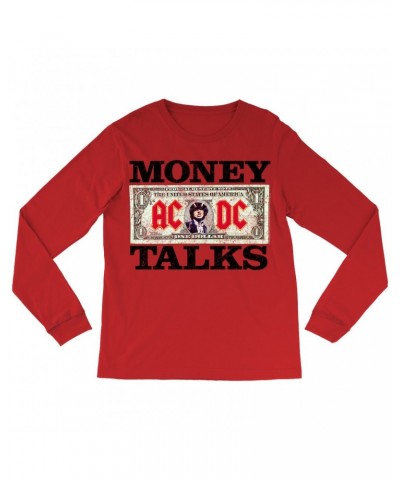 AC/DC Long Sleeve Shirt | Money Talks Design Shirt $12.28 Shirts